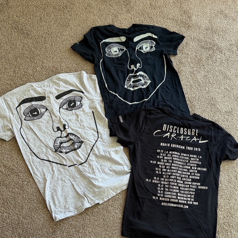 Disclosure tshirts